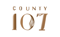 County 107 logo